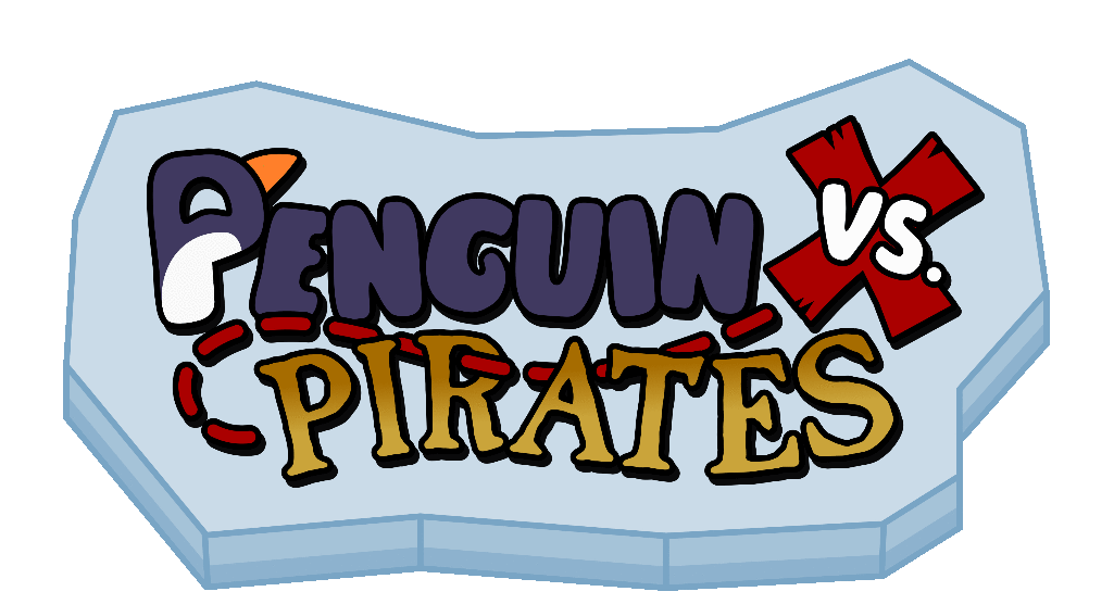 Animated Penguin Vs. Pirates Logo